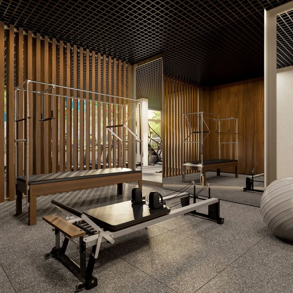 Sala Especial de Pilates, Yoga e Alongamento